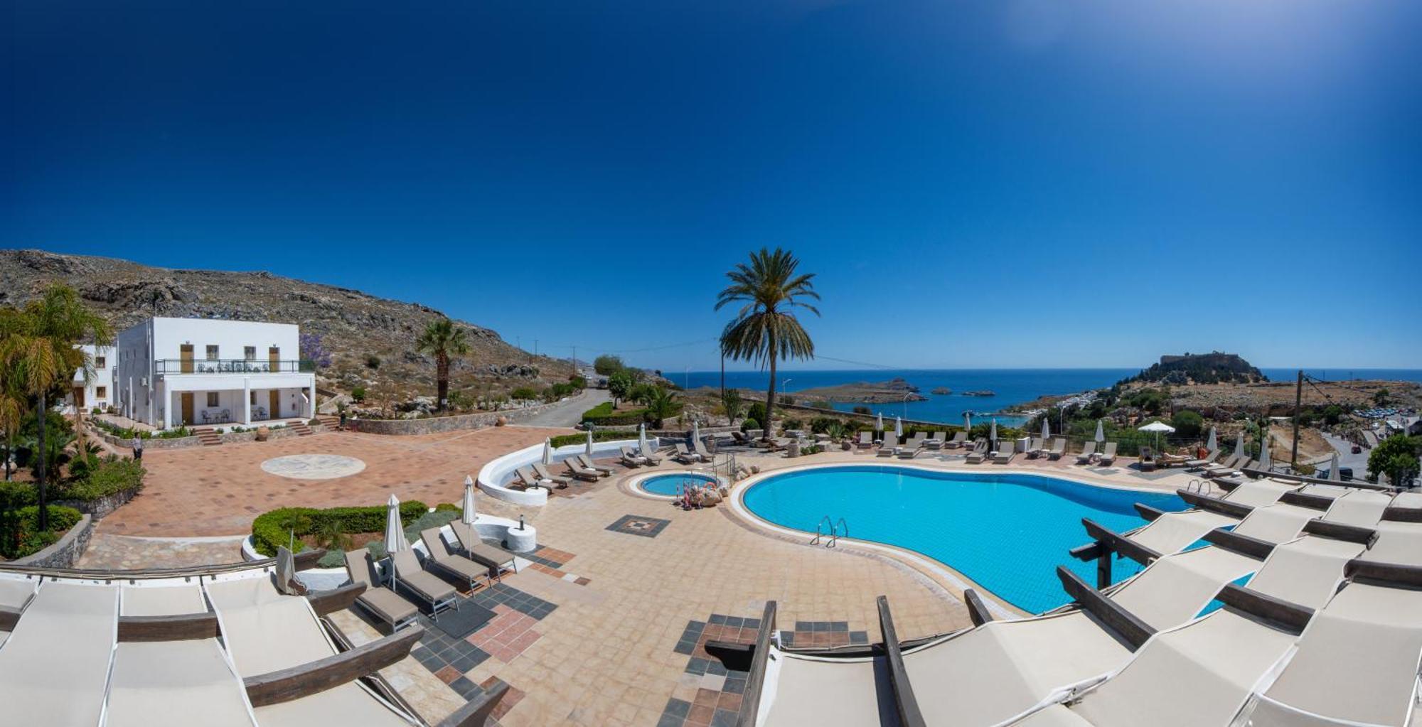 Krana Hotel Líndos Eksteriør bilde